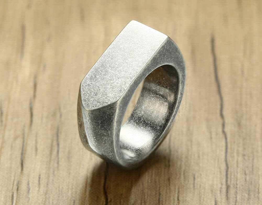 Fashion Geometric Stainless Steel Rings Plating Stainless Steel Rings