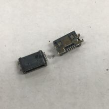 防水母座连接器 MICRO USB 5P SMT 反向母座沉板0.8四脚插板平口