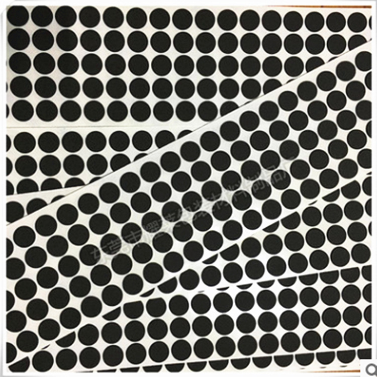 防震防滑黑色3/M海绵垫 圆形黑色垫子 eva带胶泡沫胶垫 白色垫片