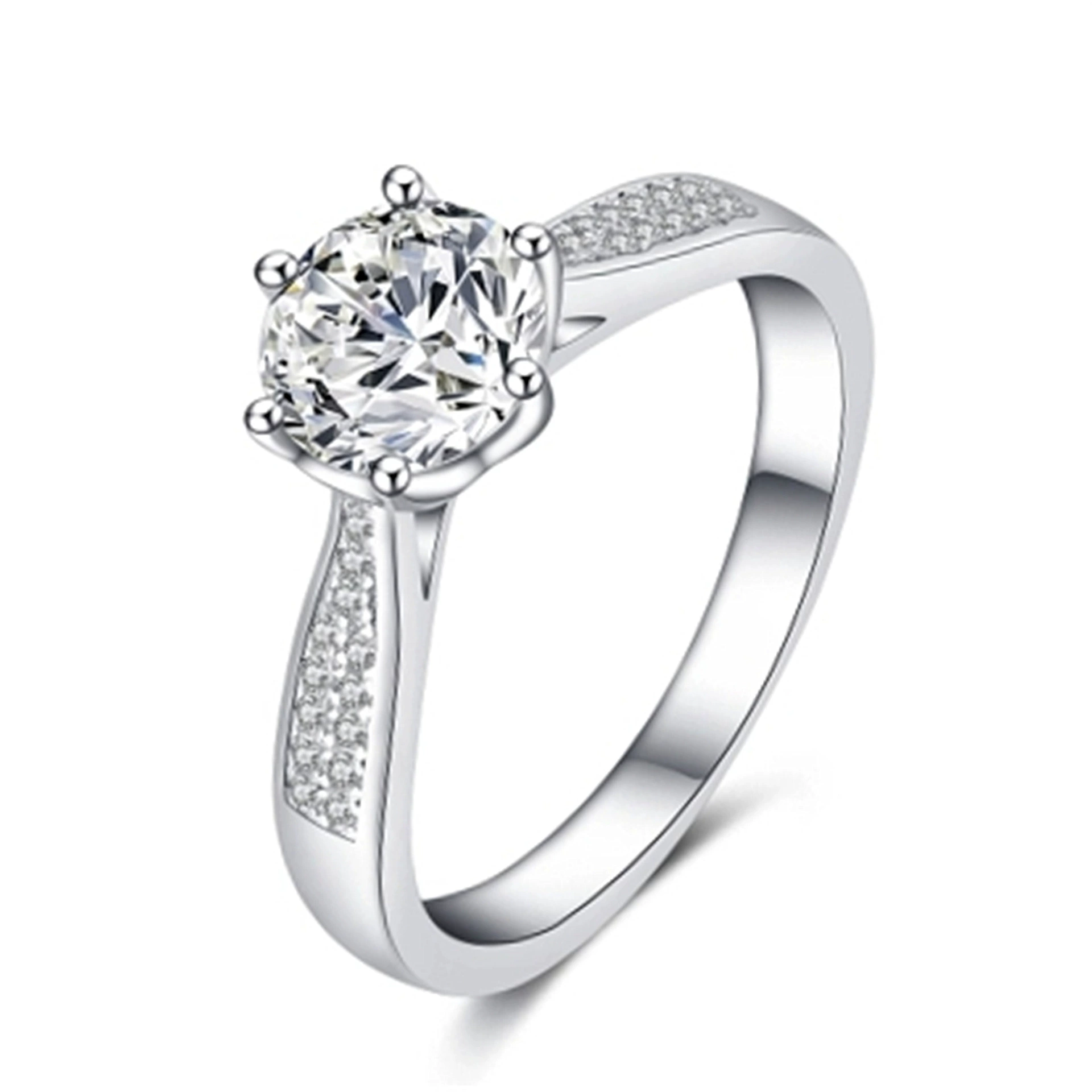 Wedding ring, stone inlay, zirconium, quality ring with stone, creative accessory