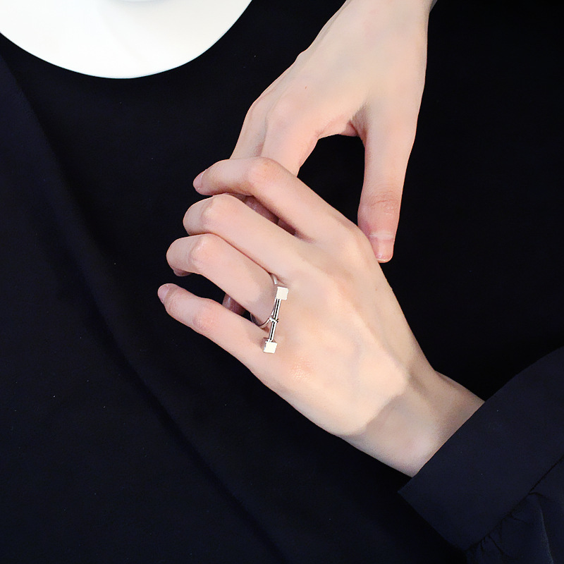 Simple Style Geometric Copper Rings Plating Copper Rings