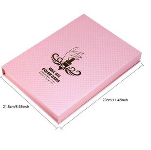 Nail polish gel color display box color card book 120 color 216 color salon nail salon