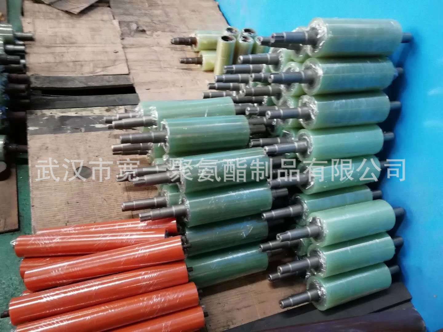 供应陕西咸阳、西安输送设备用聚氨酯胶轮包胶，滚筒包胶