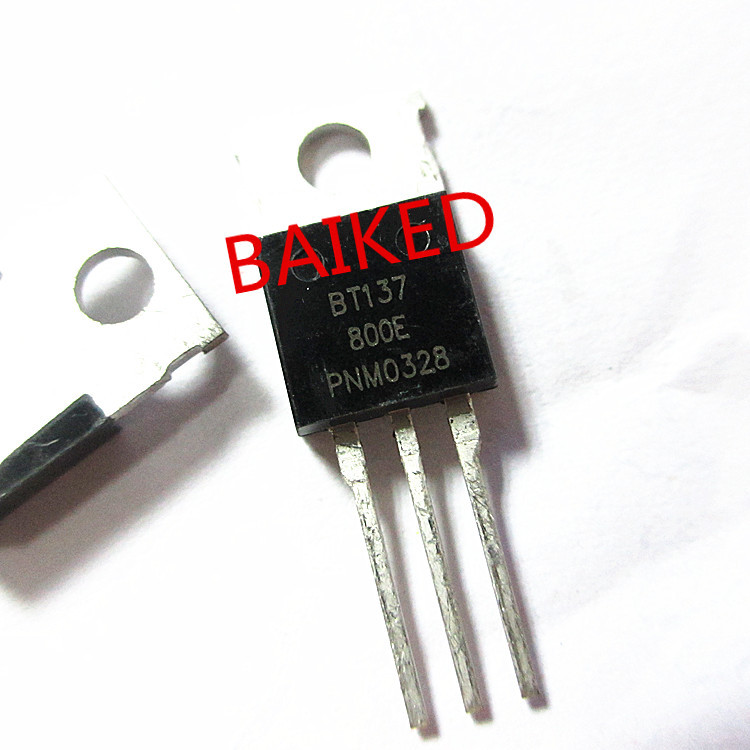 BT137 TO220 可控硅 BT137-800E 晶闸管8A 800V 原装