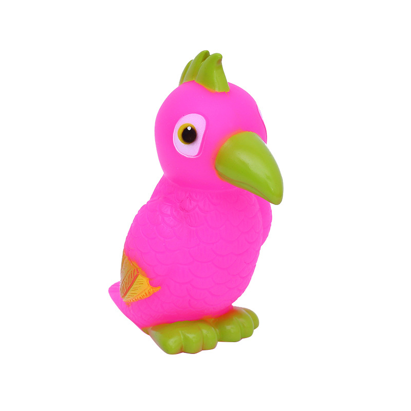 Nueva mascota perro de juguete de vinilo de sonido de juguete de forma animal pájaro carpintero fábrica en stock al por mayor transfronteriza suministro directo
