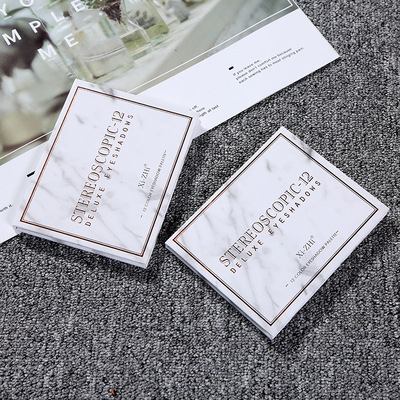 Drainage Matte Nude make-up ins Ultra-fire Wet powder Marble Eye shadow waterproof Anti-sweat 12 Eyeshadow