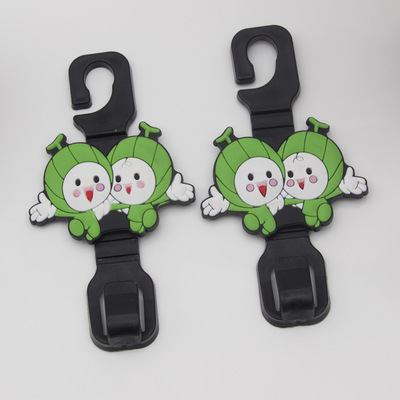 创意汽车内饰用品 车载座椅后背汽车挂钩 卡通车用椅背收纳车挂|ru