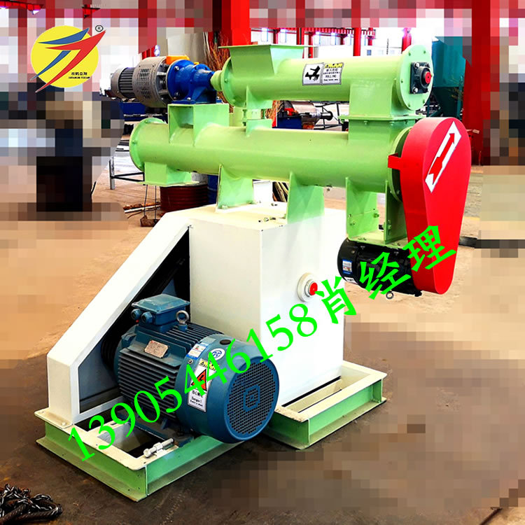 大型玉米颗粒机 牛羊猪鸡养殖谷物饲料加工设备 1吨环模颗粒机