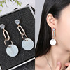 Earrings, long sexy pendant from pearl, wholesale