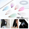 Type semi -transparent fabric butterfly wings Zen wing gauze diy handmade earrings material with dragonfly wings