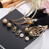 Earrings, set, European style, suitable for import, 6 pair