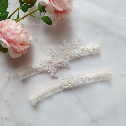 LW28 Bridal Lace Garter Original Design Cross-border Foreign Trade Garter Thigh Ring Western Wedding Accessories 