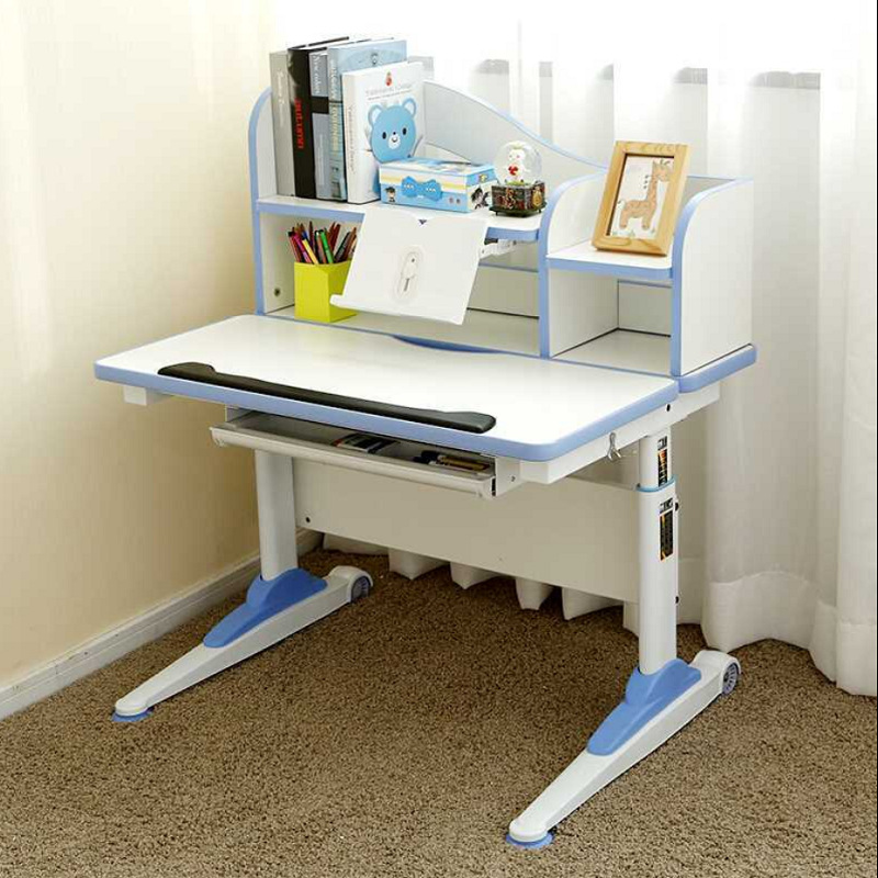 正習兒童學習桌小學生書桌實木 寫字桌可升降課桌椅家用 90cm桌