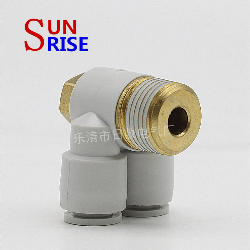 SMC式双头外六角接头KB2Z系列快插接头 气管接头 气动快速接头