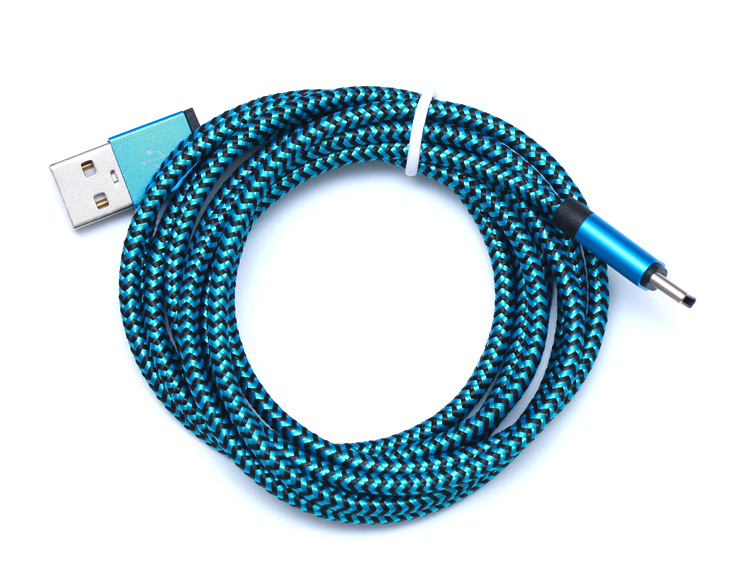 Slangenweefselgegevens geschikt voor Huawei Honor Xiaomi-telefoon Type-C Android-oplaadkabel van aluminiumlegering_voghion.com