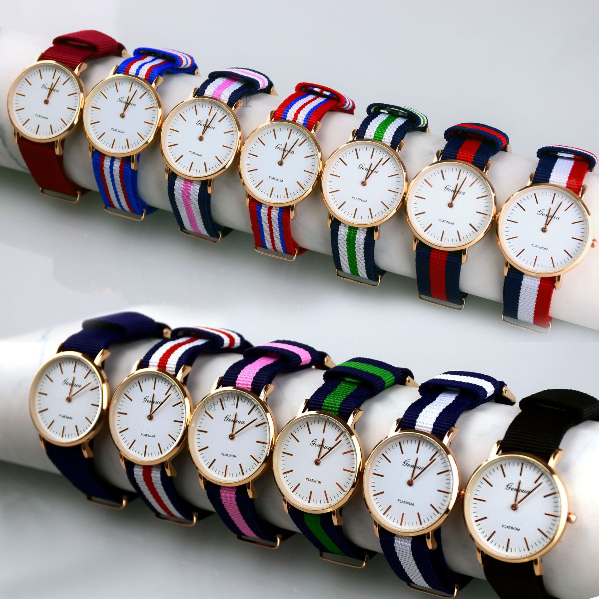 fashion Tape watch Explosive money Quartz watch Manufactor goods in stock Nylon belt customized watch Tape