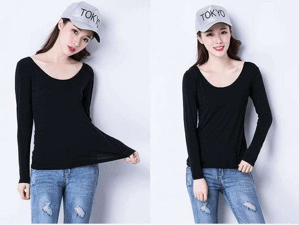 Tshirt femme HANGLE en Modal - Ref 3314470 Image 62