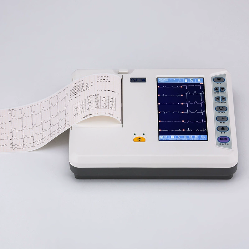 Санрай ECG-3306B Шесть направлений ЭКГ-декодеры Двенадцать дириж различных диагнозов, портативный