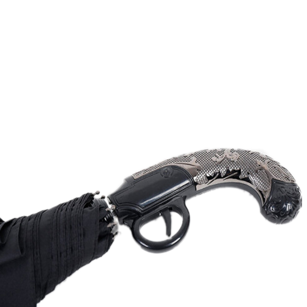 槍傘折疊創意雨傘新款自動二折彎柄廠家INNOVATIVEUMBRELLA廣告傘