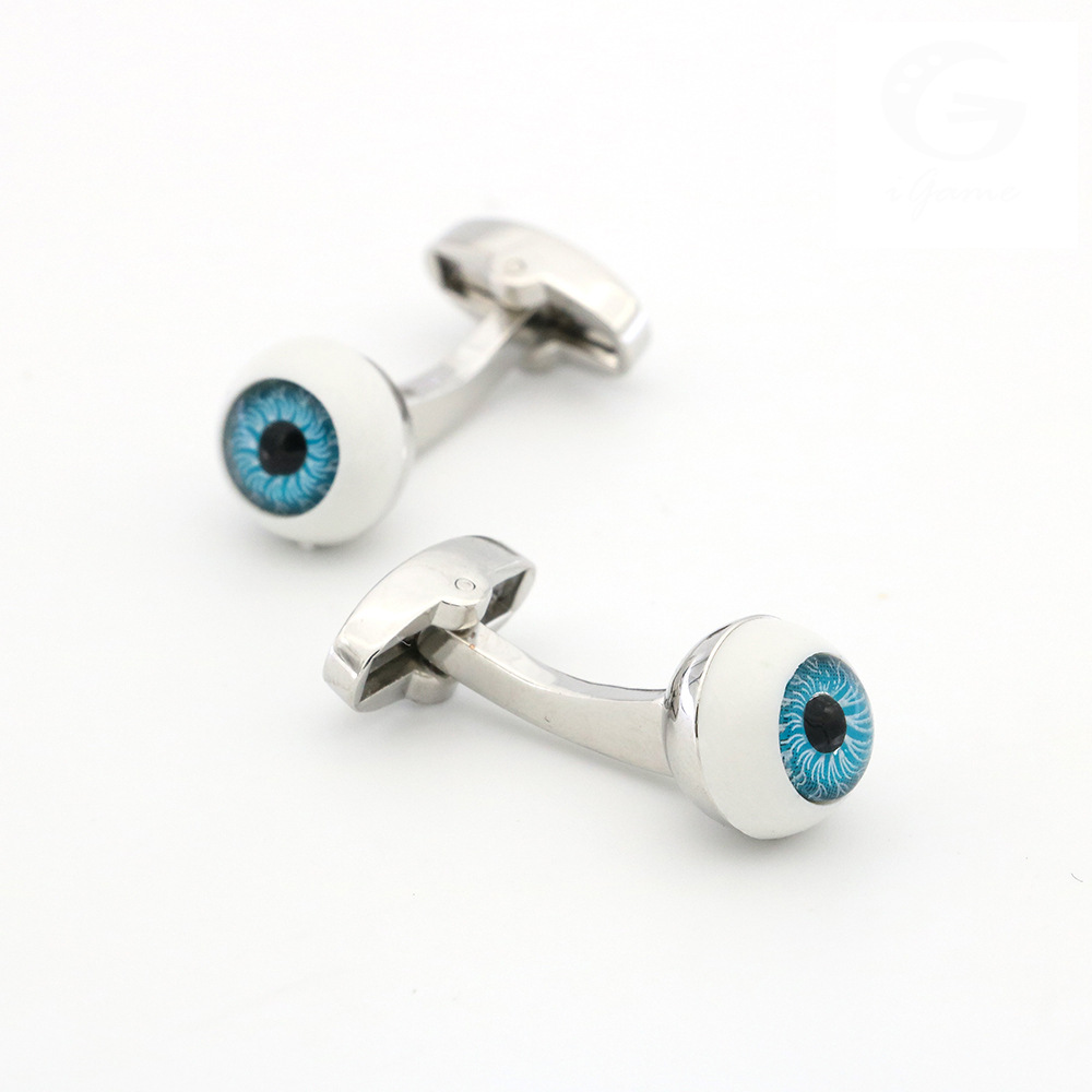 Bronze Devil's Eye Eyes Eyes Cufflinks Men's Cufflinks Rock Style Jewelry in stock