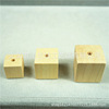 DIY jewelry accessories log -colored square wood beads positive square square square wood bead handmade beaded material