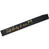 30 -year -old daily party shoulder strap etiquette belt Talk Thirty to me single -layer gold powder printed shoulder strap