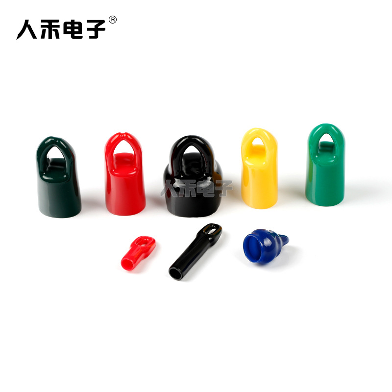 圆形末端保护帽带挂钩，塑料挂钩，PVC挂钩管帽多种规格