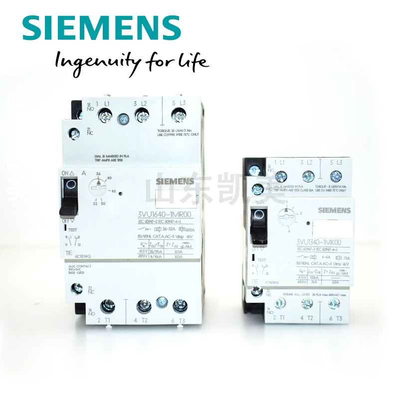 Защитный автомат низкого напряжения для двигателя Siemens 3VU1340-1NJ00 3.2–5A