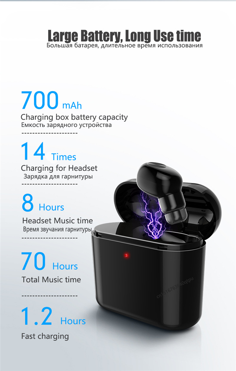 BL1 Bluetooth Earphone Black