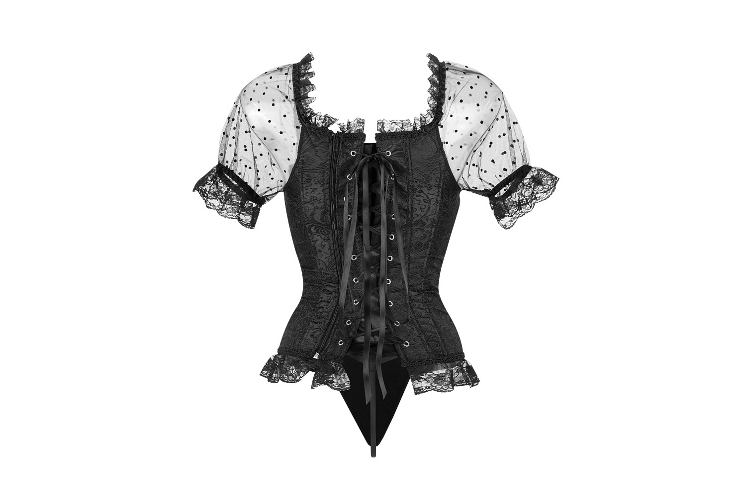 Luxury Sleeve Lace Corset Image 3