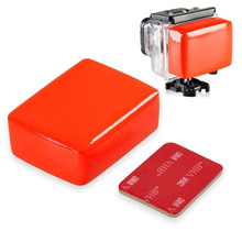 GoPro 小蚁浮标 Hero3+/hero5/4防水壳防沉块 浮漂+3M胶