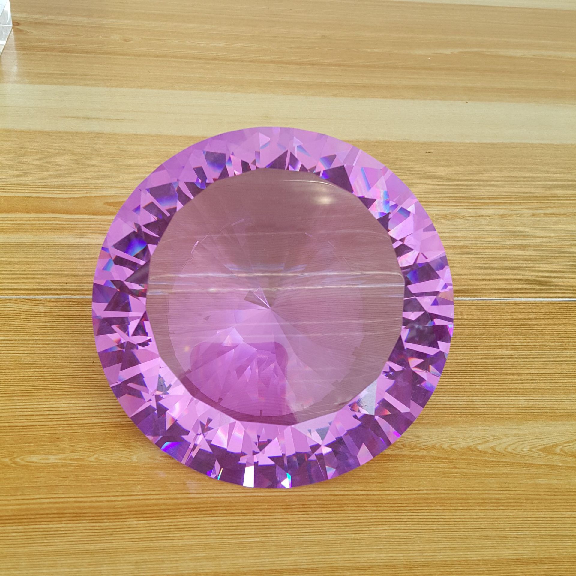 15cm彩色人造水晶玻璃钻石裸钻k9商务礼品家居工艺品礼物柜台摆件