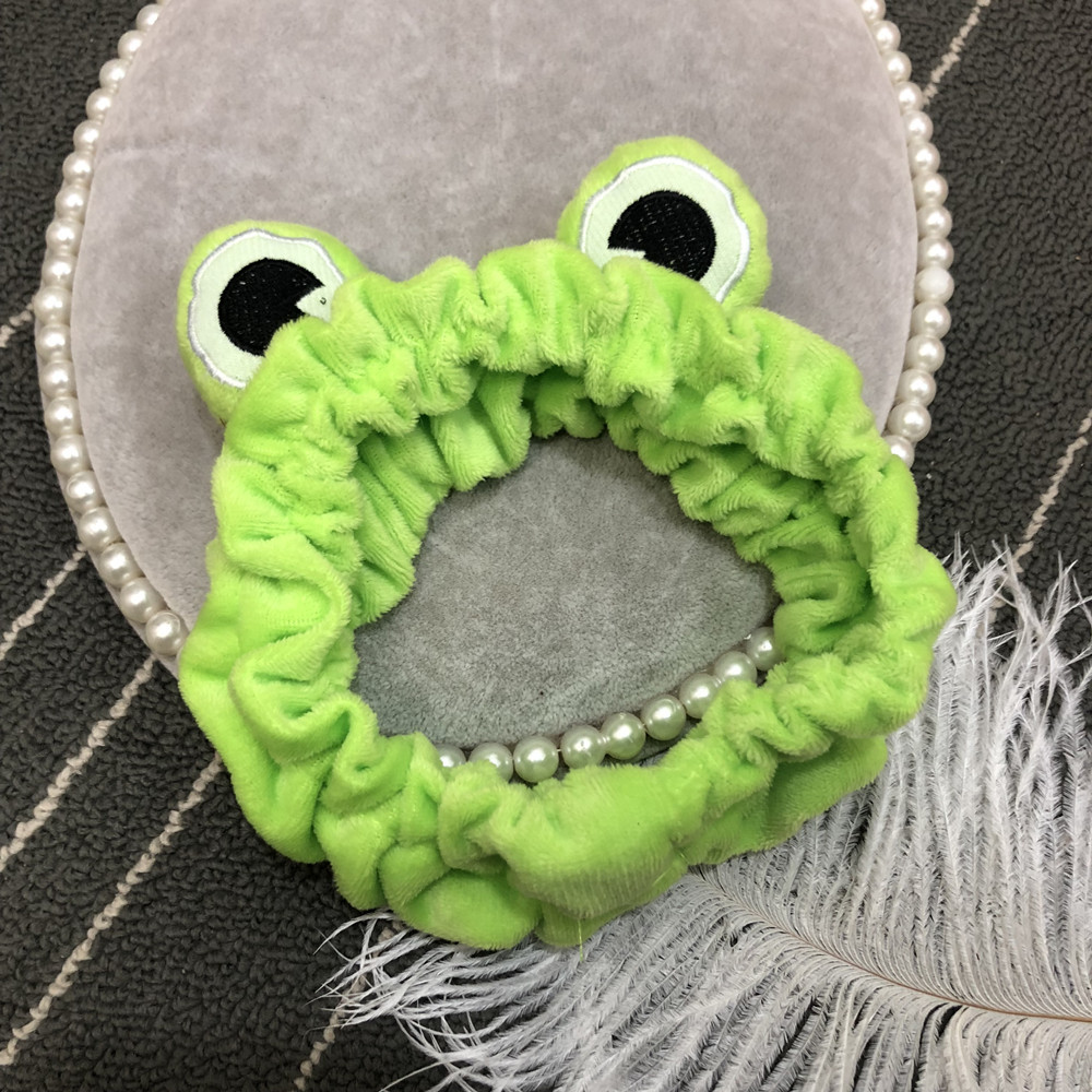 Cute Fashion Green Little Frog Headband display picture 1