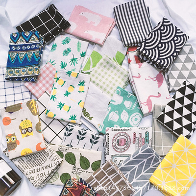 日式简约棉麻餐垫 盘碗隔热垫杯垫 北欧ins拍照背景布 餐巾布桌垫