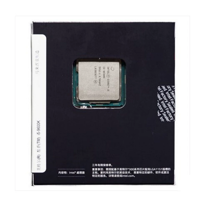 Подходит для ПК Intel, 9‑е поколение Core i5-9600K, демонтажный/разобранный процессор