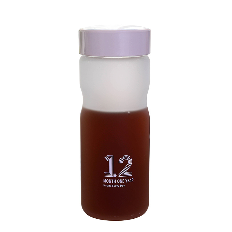 Taza de plástico de verano mate taza de agua deportiva portátil taza de espacio al aire libre taza al por mayor