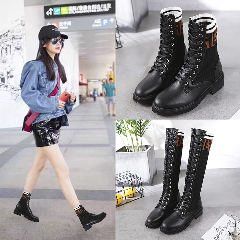 Bottes femme en Microfibre - Ref 3355156 Image 1