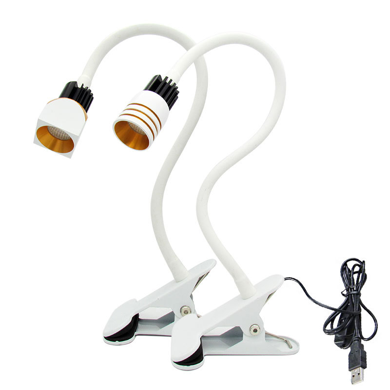 3WCOB高品质LED台灯 5V夹子USB灯 400mm长 可做4档调光或无极调光|ms
