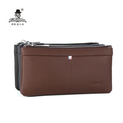 brand wallet have more cash than can be accounted for zipper Wallet business affairs clutch bag man Handbag Grab bag