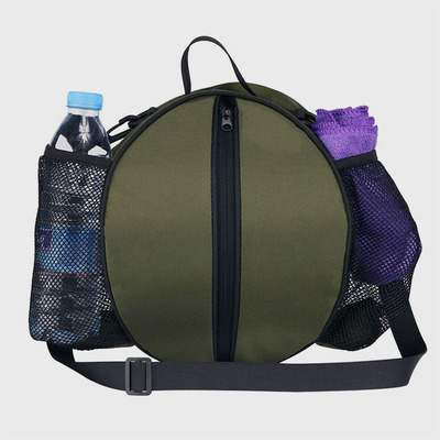 厂家定制圆形球包篮球包运动球类收纳袋足球袋足球背包运动斜挎包