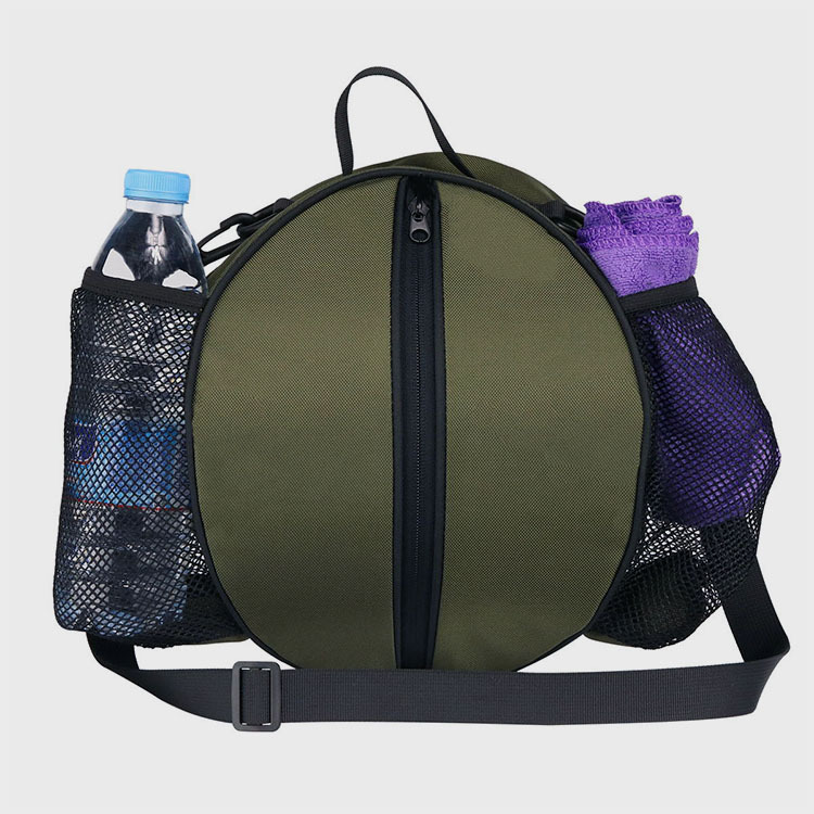 厂家定制圆形球包篮球包运动球类收纳袋足球袋足球背包运动斜挎包