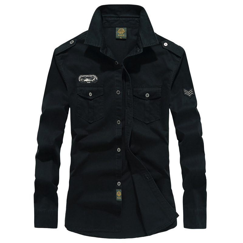 Transfronteriza Amazon ebaywish primavera ropa de trabajo de los hombres camisa de manga larga de los hombres más el tamaño de primavera y otoño camisa casual hombres