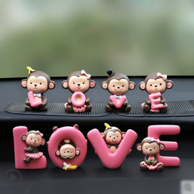 new pattern Cake decorate gift Resin crafts originality Cartoon car vehicle Decoration Home Furnishing decorate Decoration