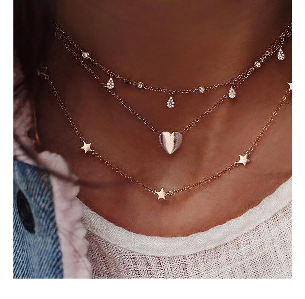 Heart Star Necklace