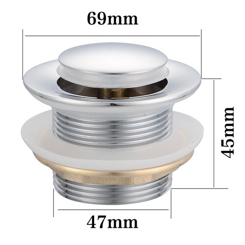 Porcelain bathtub drainer copper pop-up bathtub drainer tub wooden bucket drain pipe shower room accessories
