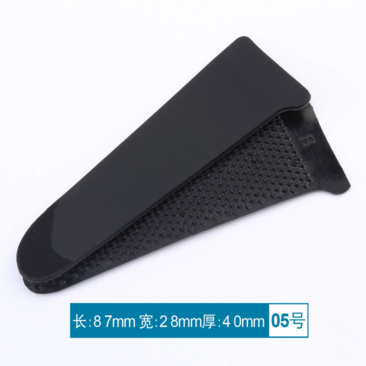 Пластиковый ремешок на манжету — липучка Velcro для одежды, 10×3 см, лёгкий, на заказ