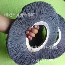 曲轴抛光刷轮刷 厂家碳化硅磨料丝抛光圆盘刷机械磨料丝打磨轮刷