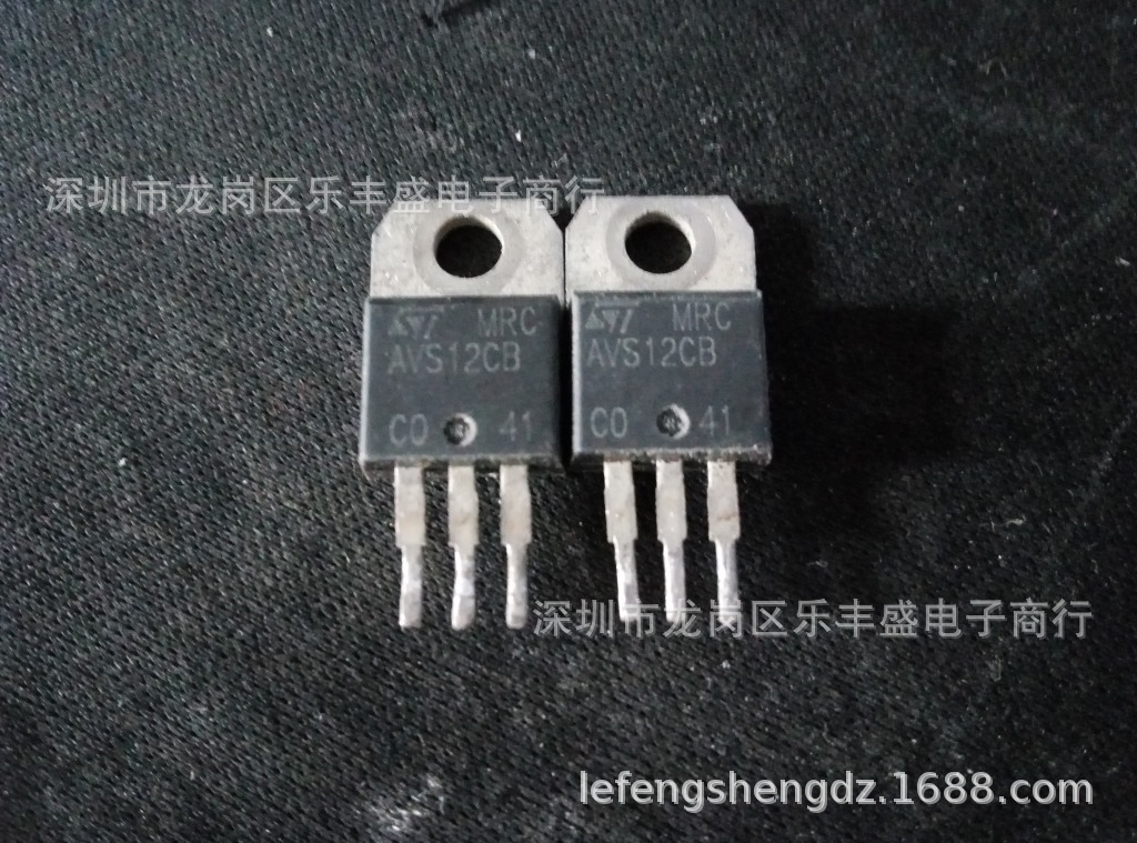AVS12CB 拆机ST TO-220 单向可控硅