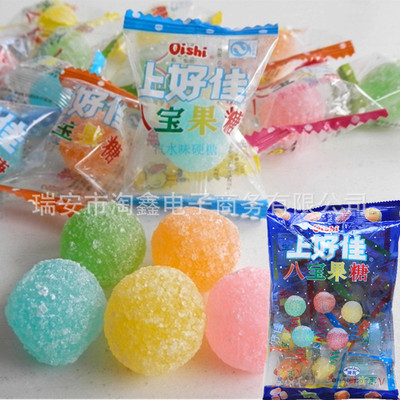 Shanghaojia Babao Fructose 96g Массовые фруктовые конфеты Детское ассорти из твердых конфет со вкусом свадебных конфет Ностальгические повседневные закуски
