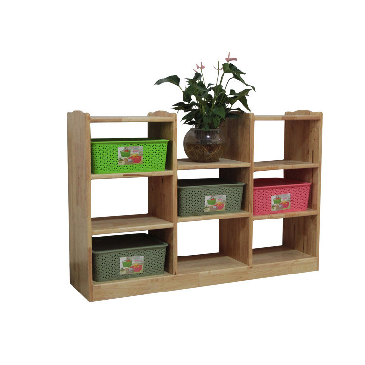 children solid wood Toy Cabinet kindergarten Storage cabinet Student locker child woodiness Toy shelf customized
